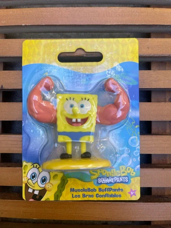 5 SpongeBob SquarePants Kids Toy Figurine - Yellow, Cake Topper - Picture 6 of 7